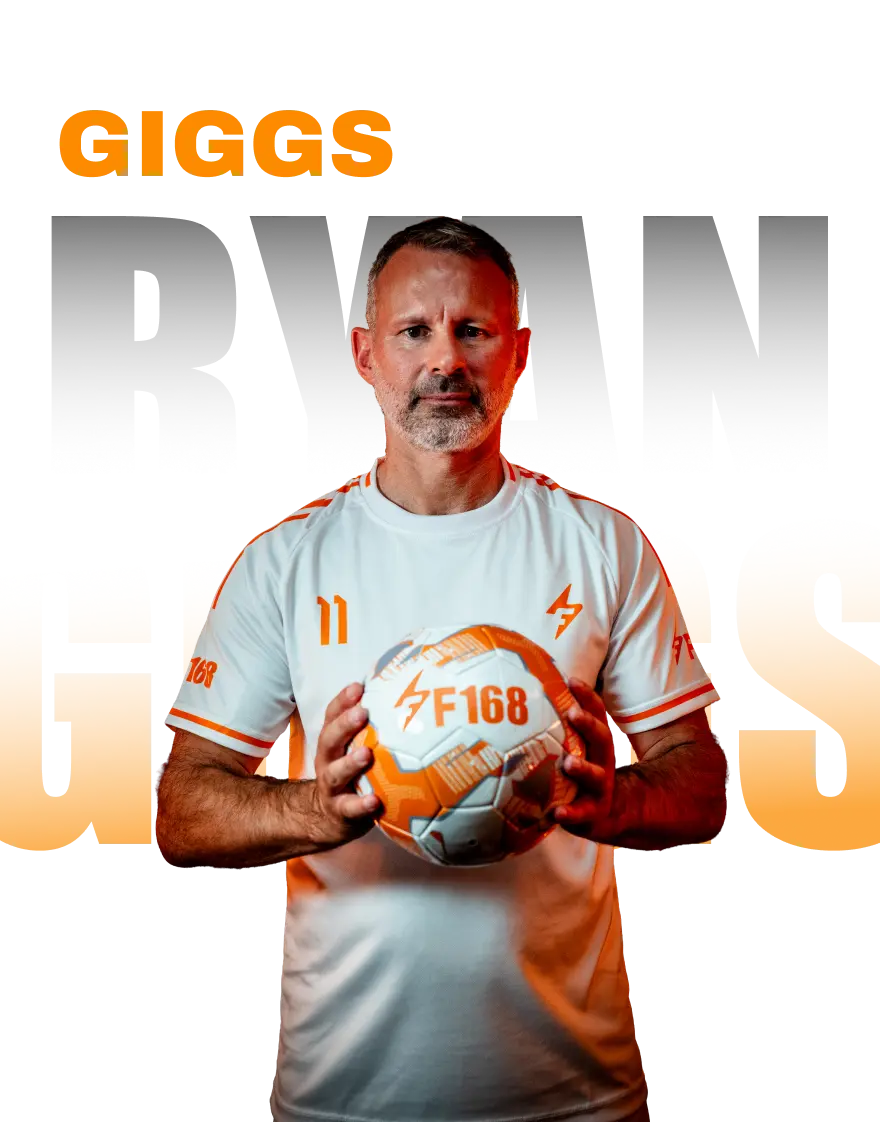 Hình ảnh Ryan Giggs - Đại sứ thương hiệu F168 mobile